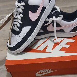 Nike Black and Pink Athletic Shoes